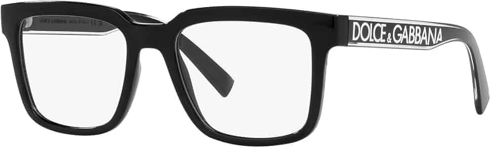 Amazon.com: Dolce & Gabbana DG5101-501 Eyeglass Frame BLACK w/DEMO